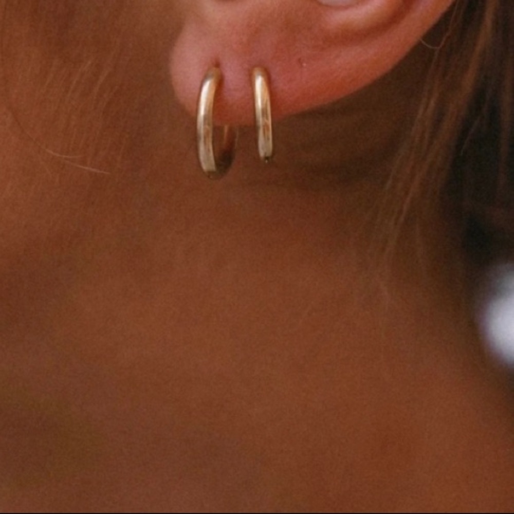 Hey Harper gold small hoops